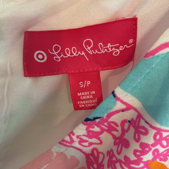 Lilly Pulitzer for Target Limited Edition “Nosy Posie” Sleeveless Top Sz Small - Picture 8 of 8